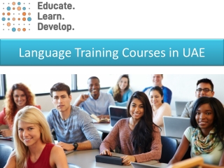 Language Training Courses in UAE