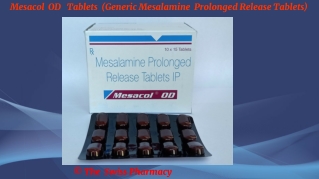 Mesacol OD Tablets (Generic Mesalamine Prolonged Release Tablets)