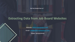 Extracting Data from Job Board Websites
