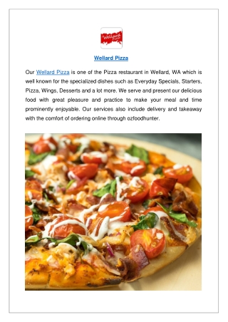 Up to 10% off order now - Wellard Pizza restaurant menu