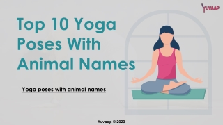 Top 10 Yoga Poses With Animal Names