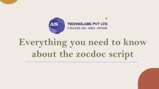 Everything you need to know about the zocdoc script