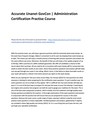 Unanet GovCon | Administration Certification