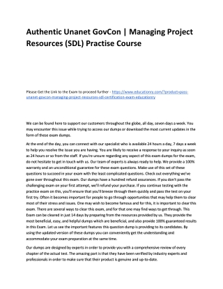 Unanet GovCon | Managing Project Resources (SDL)