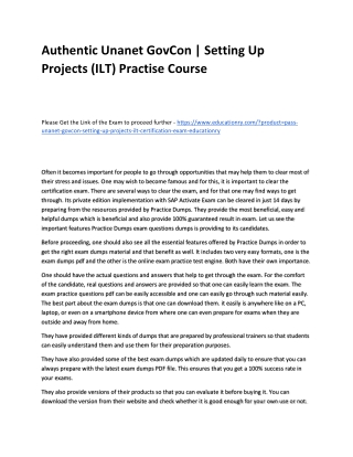 Unanet GovCon | Setting Up Projects (ILT)