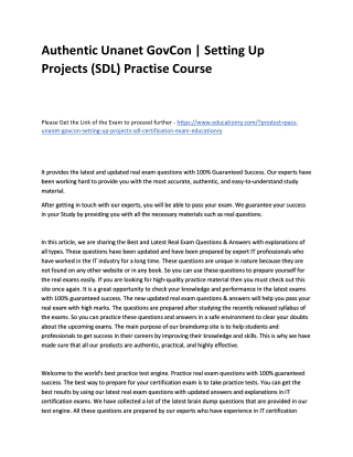 Unanet GovCon | Setting Up Projects (SDL)