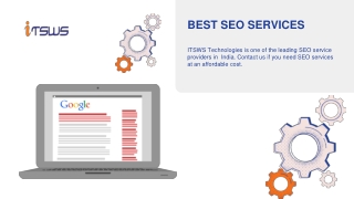 Best SEO Company in Gorakhpur | ITSWS Technologies