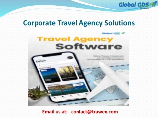 Corporate Travel Agency Solutions