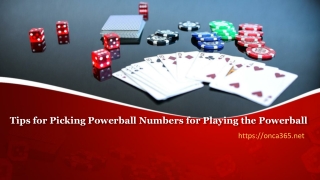 Tips for Picking Powerball Numbers for Playing the Powerball