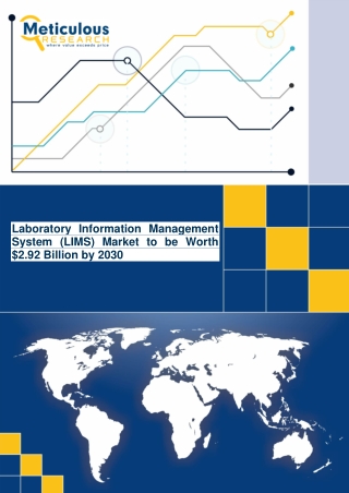 Laboratory Information Management System (LIMS) Market to be Worth $2.92 Billion