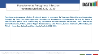 Pseudomonas Aeruginosa Infection  Treatment Market Growth Drivers 2023-2030