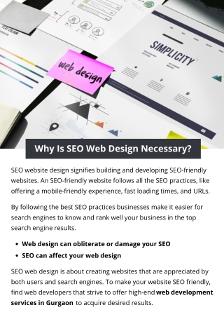 Why Is SEO Web Design Necessary?