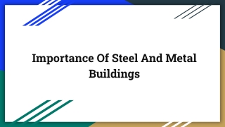 PEB Steel Structures