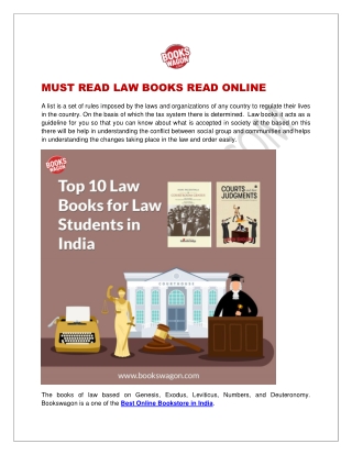 Buy Law Books Online in India from Bookswagon