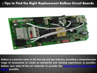 3 Tips to Find the Right Replacement Balboa Circuit Boards