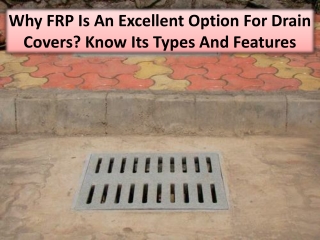 15 Best Features of FRP drain covers