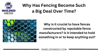 Why Has Fencing Become So Important Over the Years