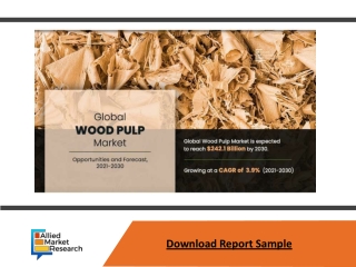 Wood Pulp Market Expected to Reach $242.1 billion by 2030