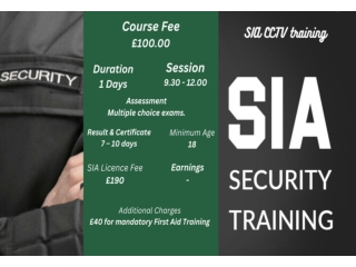 SIA CCTV Training