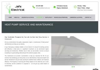 Heat Pump Services Christchurch | Heat Pump Repairs and Service Christchurch