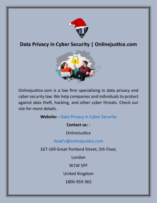 Data Privacy in Cyber Security  Onlinejustice