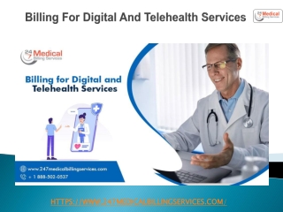 Billing For Digital And Telehealth Services