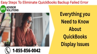 A complete procedure to resolve QuickBooks Backup Failed