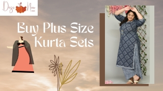 Buy Plus Size Kurta Sets - Desinoor