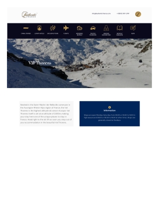 Highest Altitude Ski Area in Europe | Val Thorens Ski Resort