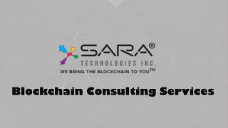 Blockchain Consulting Services