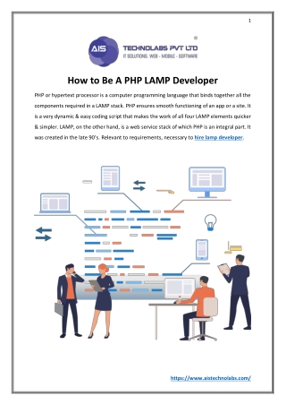How to Be A PHP LAMP Developer