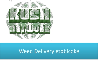 Weed Delivery etobicoke