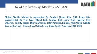 Newborn Screening  Market Growth Drivers and Trends 2023-2030