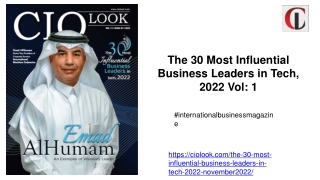 The 30 Most Influential Business Leaders in Tech, 2022