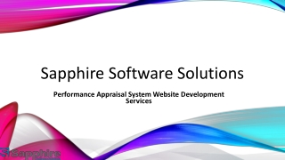 Performance Appraisal System Website Development Services