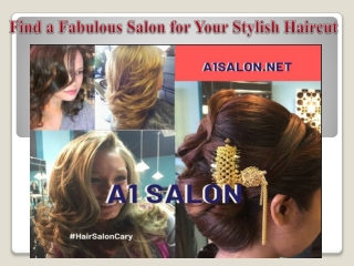 Find a Fabulous Salon for Your Stylish Haircut