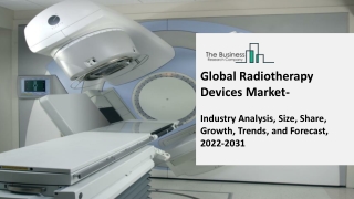 Radiotherapy Devices Market Growth Trajectory, Key Drivers And Trends