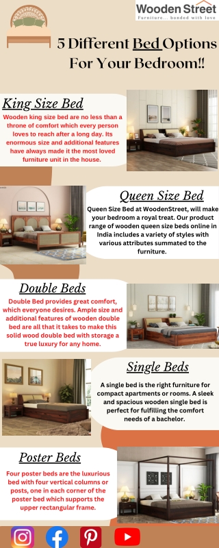 5 Different Beds Option For Your Bedroom!! (1)