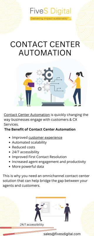 Contact center automation service - FiveS Digital