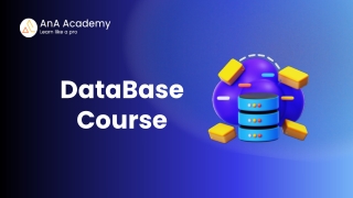 DataBase Course - AnA Academy