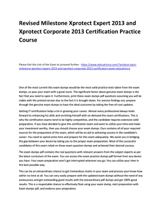 Milestone Xprotect Expert 2013 and Xprotect Corporate 2013 Certification