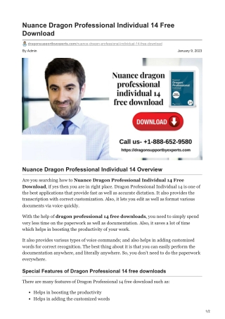 Nuance Dragon Professional Individual 14 Free Download [2023]