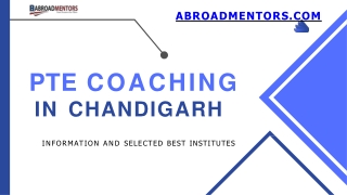 Best PTE Coaching In Chandigarh