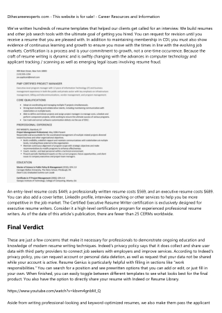 5 Things Everyone Gets Wrong About 24 hour resume writing service