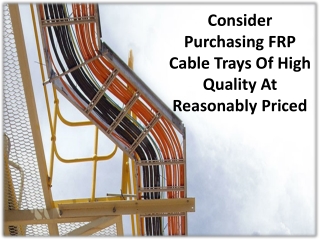 Features of Fiberglass Cable Tray