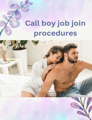 Call boy job join procedures