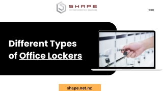 Different Types of Office Lockers