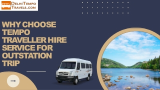Why Choose Tempo Traveller Hire Service For Outstation Trip