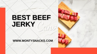 Best Beef Jerky - Montysnacks