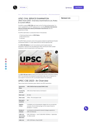UPSC Exam 2023 : Overview, Examinations Etc. |Physics Wallah